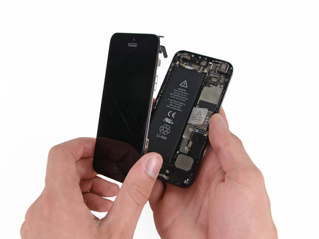 Замена аккумулятора на iphone 5 