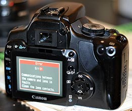 Коды ошибок фотоаппаратов Canon EOS: как устранить проблемы